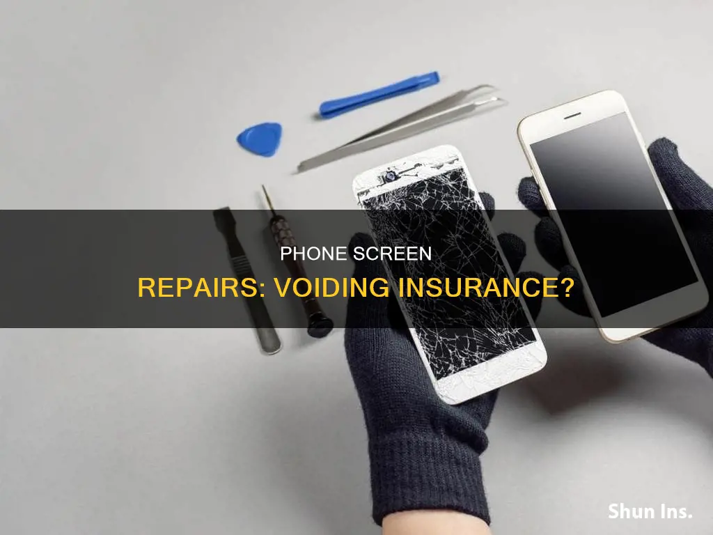 does replacing our screen glass on your phone void insurance