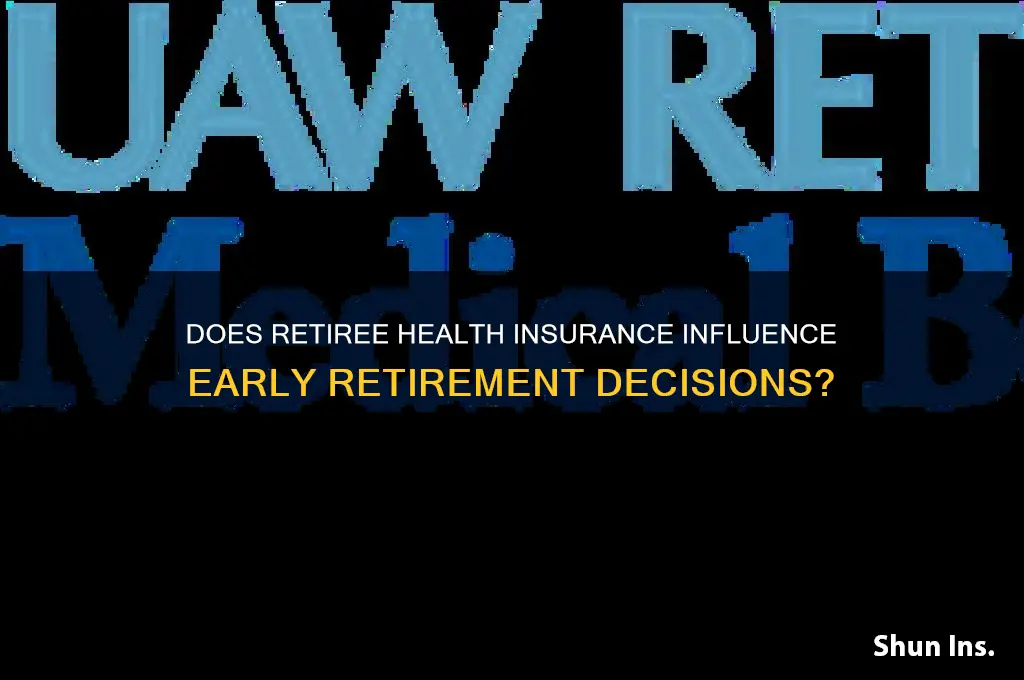 does retiree health insurance encourage early retirement