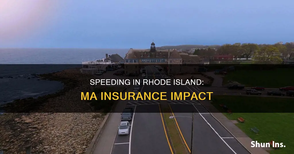 does rhode island speeding ticket affect insurance in ma