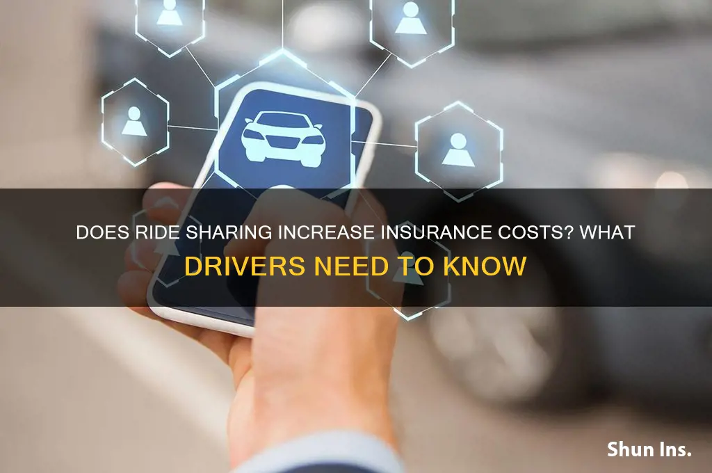 does ride sharing increase insurance