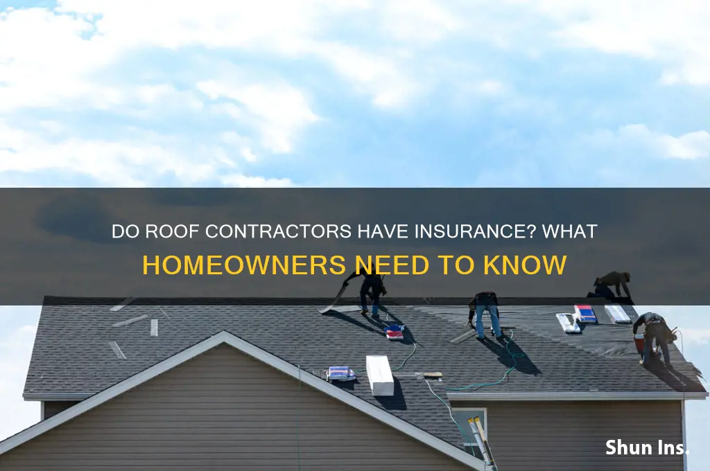 does roof contractors have insurance