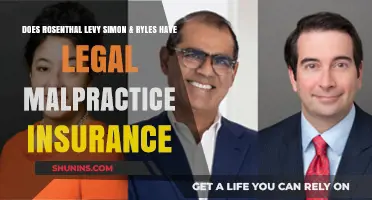 Does Rosenthal Levy Simon & Ryles Carry Legal Malpractice Insurance?