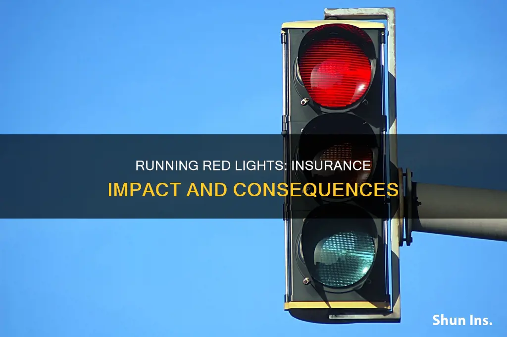 does running a red light affect insurance
