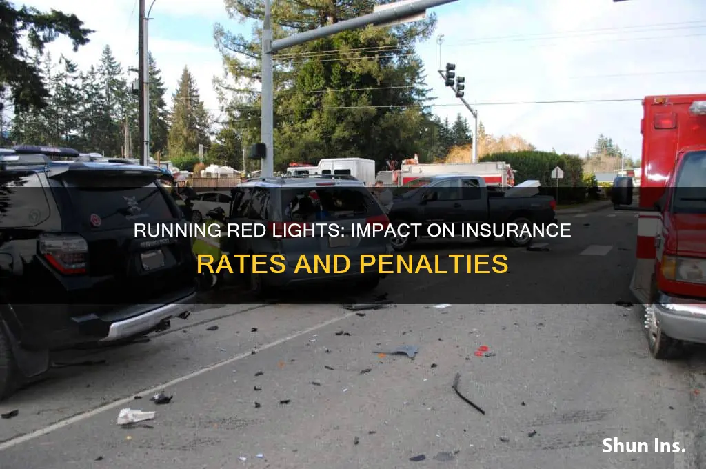 does running a red light increase your insurance