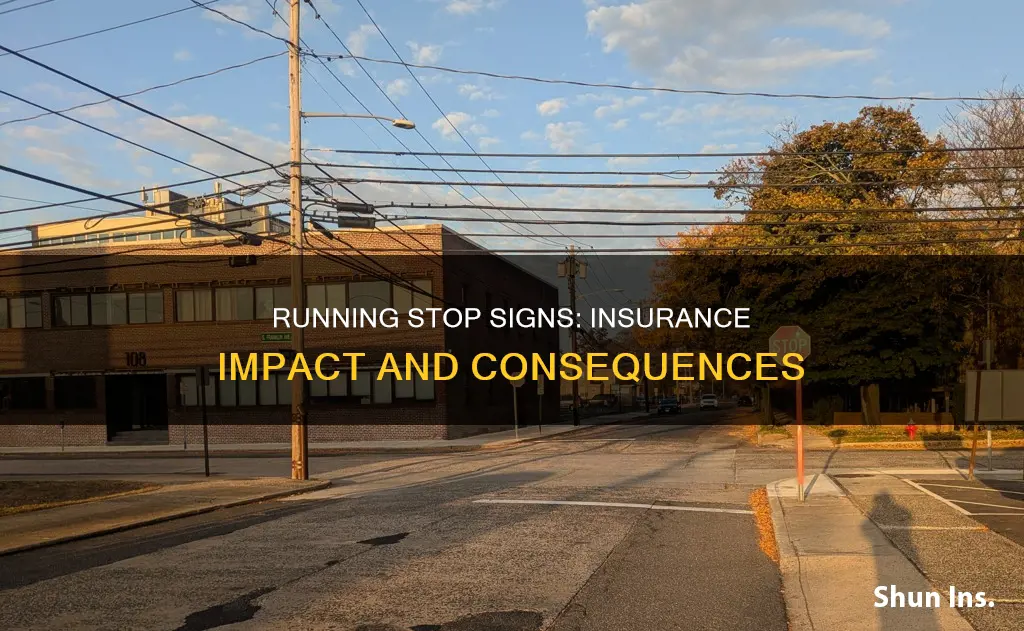 does running a stop sign affect your insurance