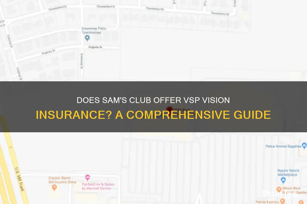 does sams club have vsp insurance