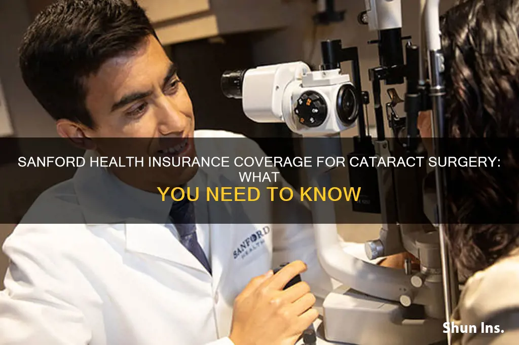 does sanford health insurance cover cataracts