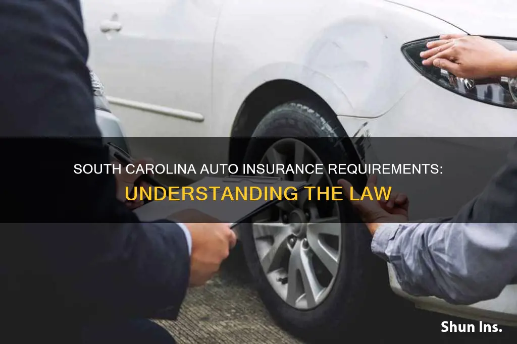 does sc law require auto liability insurance