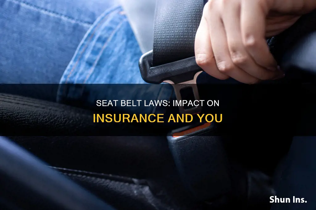 does seat belt violation affect insurance