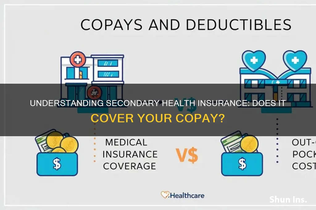 does secondary health insurance cover copay