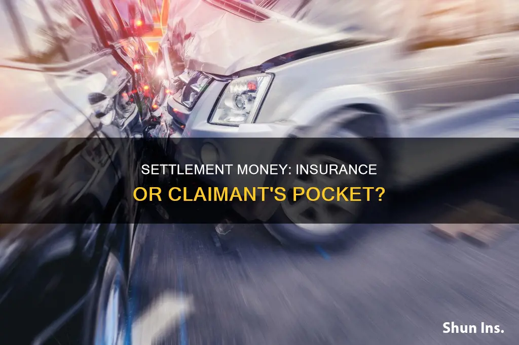 does settlement money go to insurance