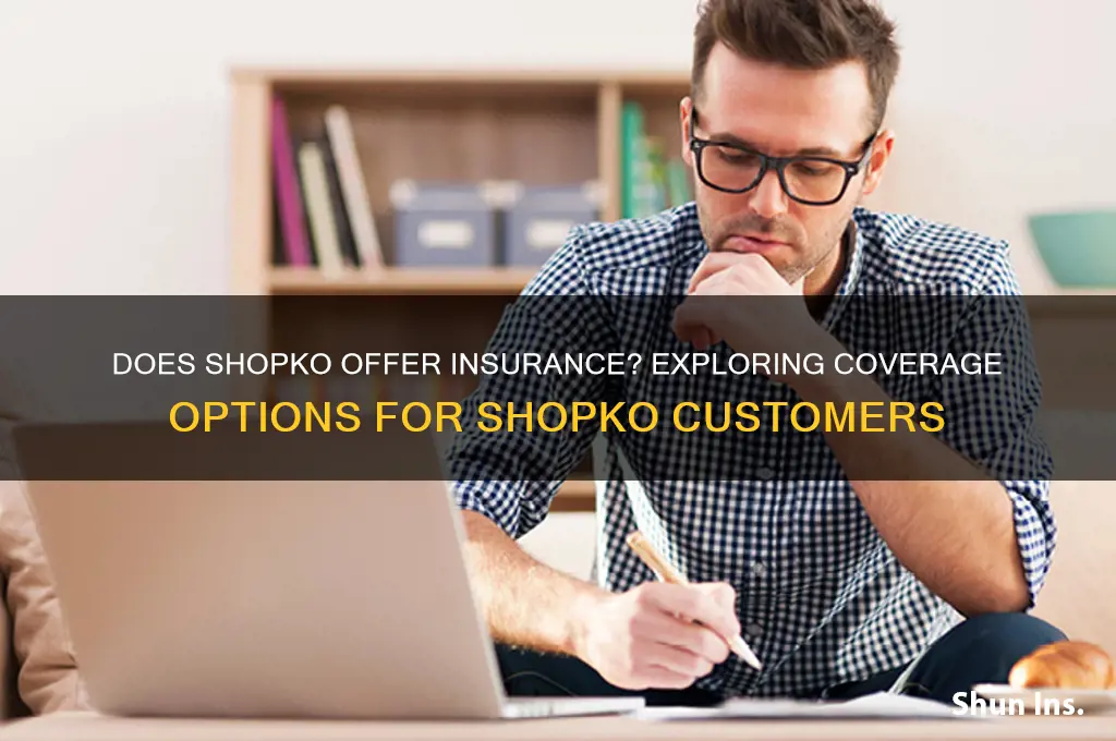 does shopko have insurance
