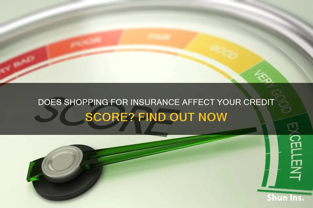 does shopping for insurance hurt your credit