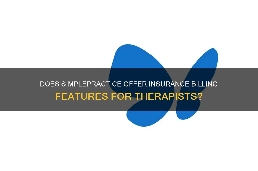 does simple practice have an insurance component