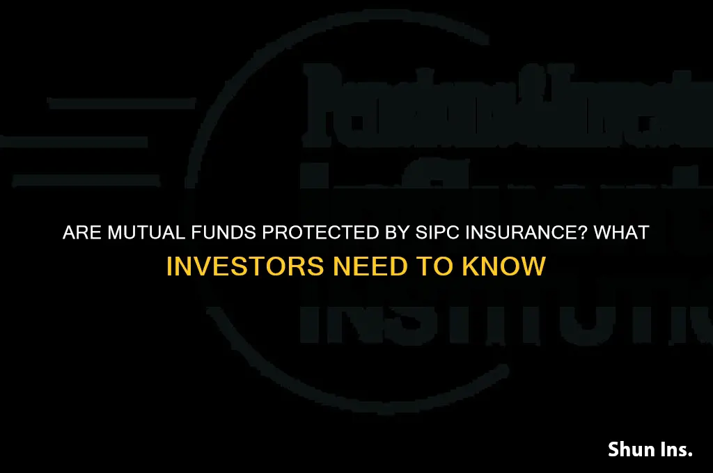 does sipc insure mutual funds