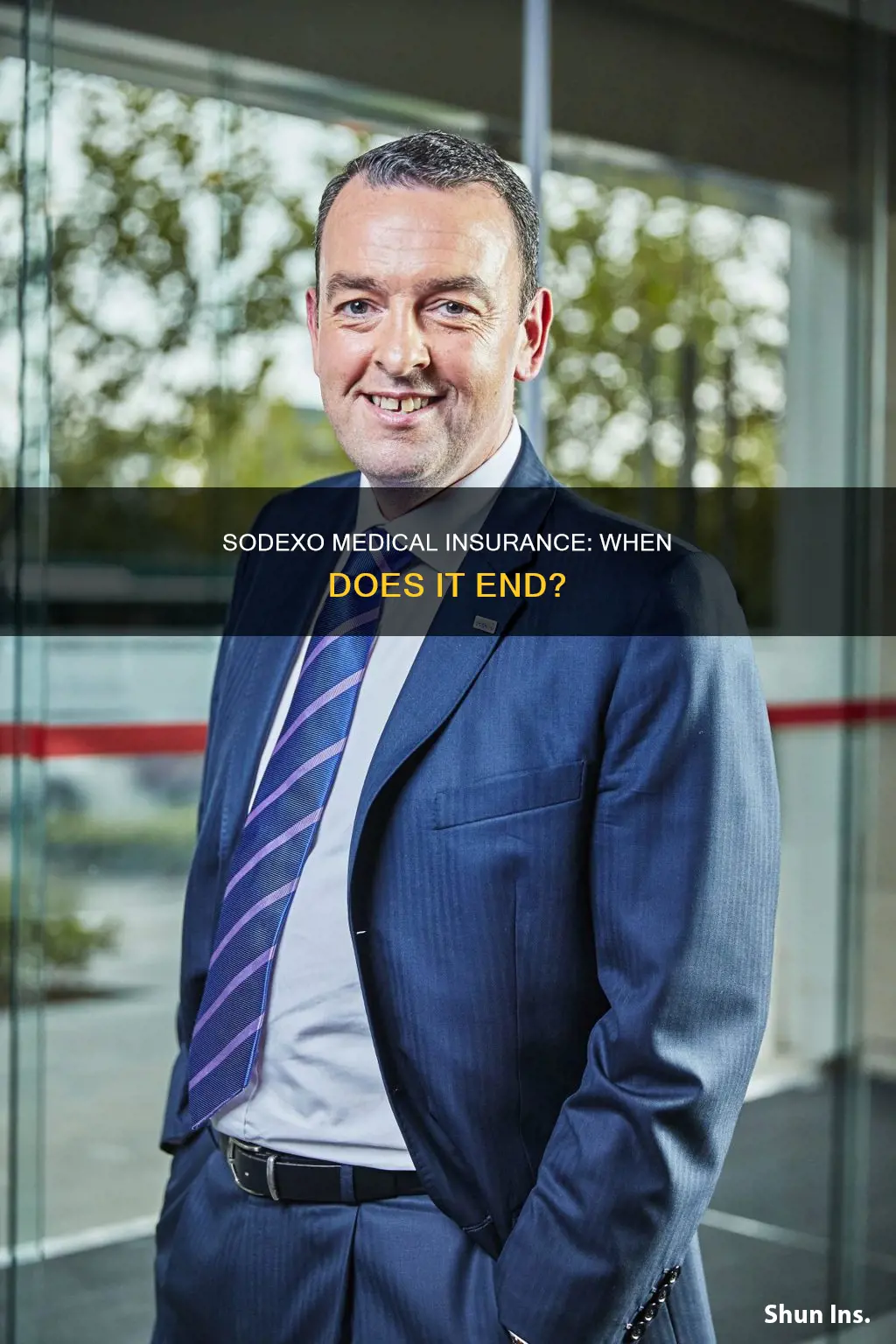 does sodexo medical insurance end immediately