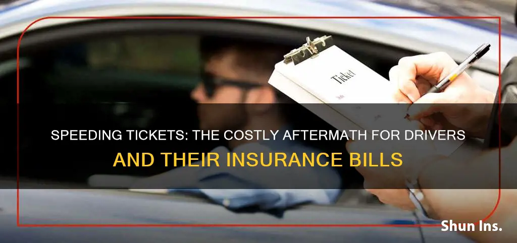 does speeding tickets increase insurance bill