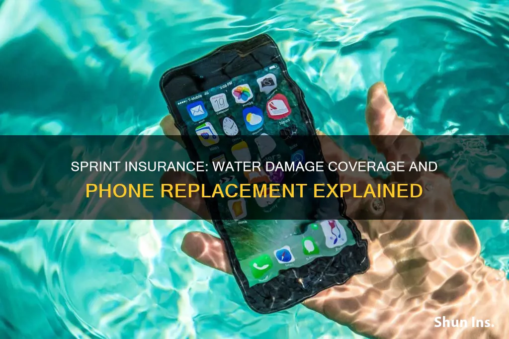 does sprint insurance replace water damaged phones