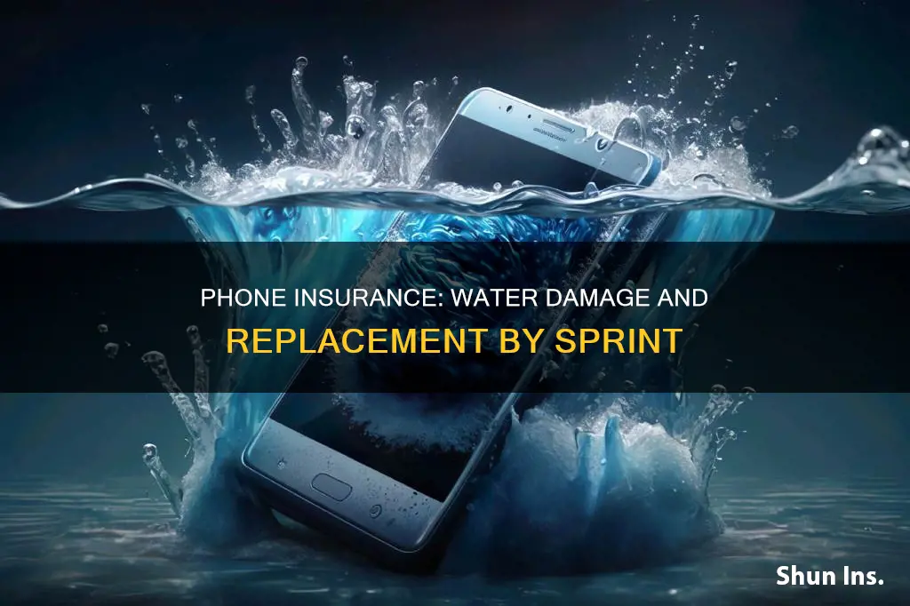does sprint insurance replace water damaged phones