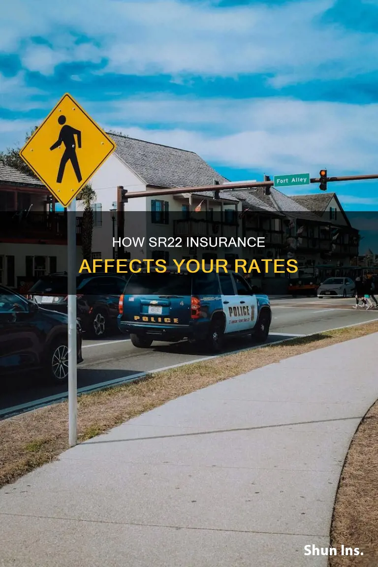does sr22 affect insurance rates