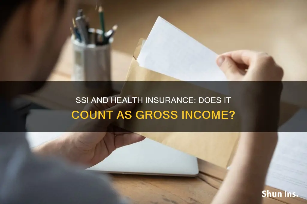 does ssi count as gross income for health insurance