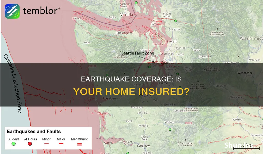 does standard homeowners insurance cover earthquakes