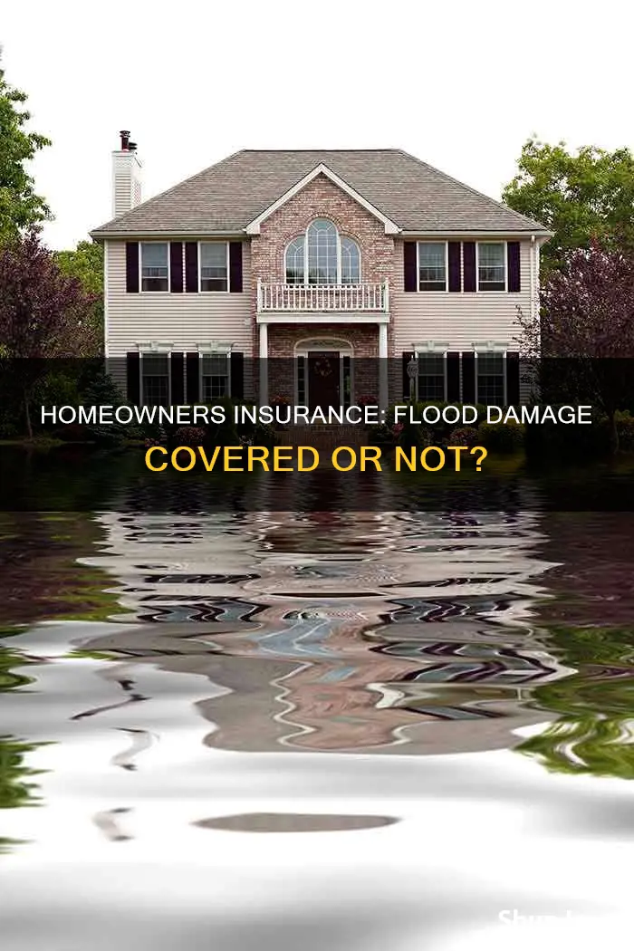 does standard homeowners insurance cover flood damage