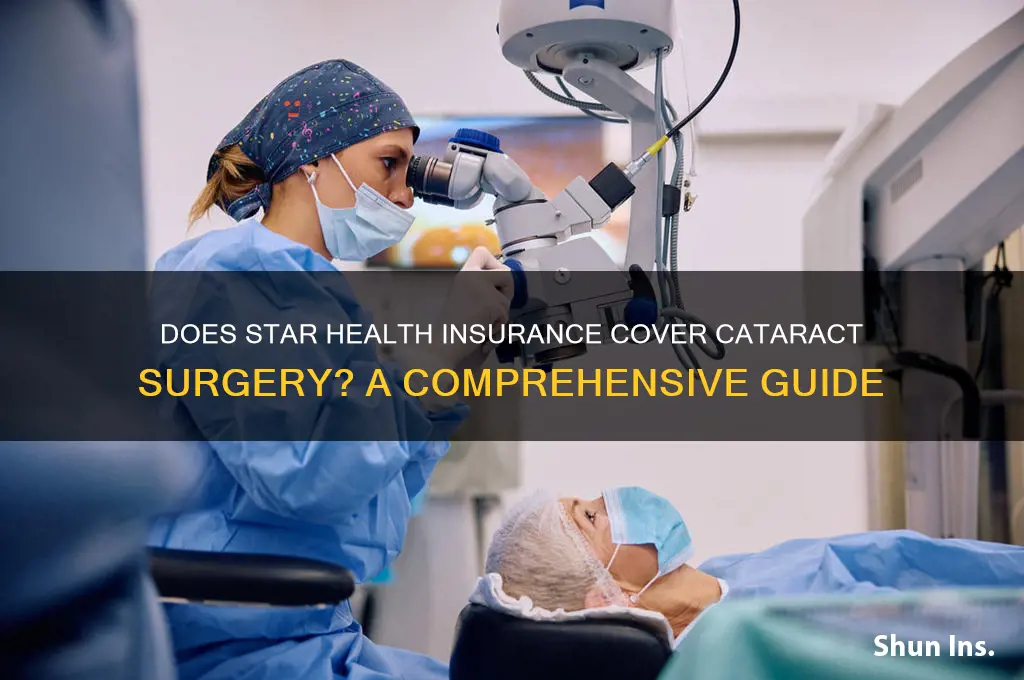 does star health insurance cover cataract surgery