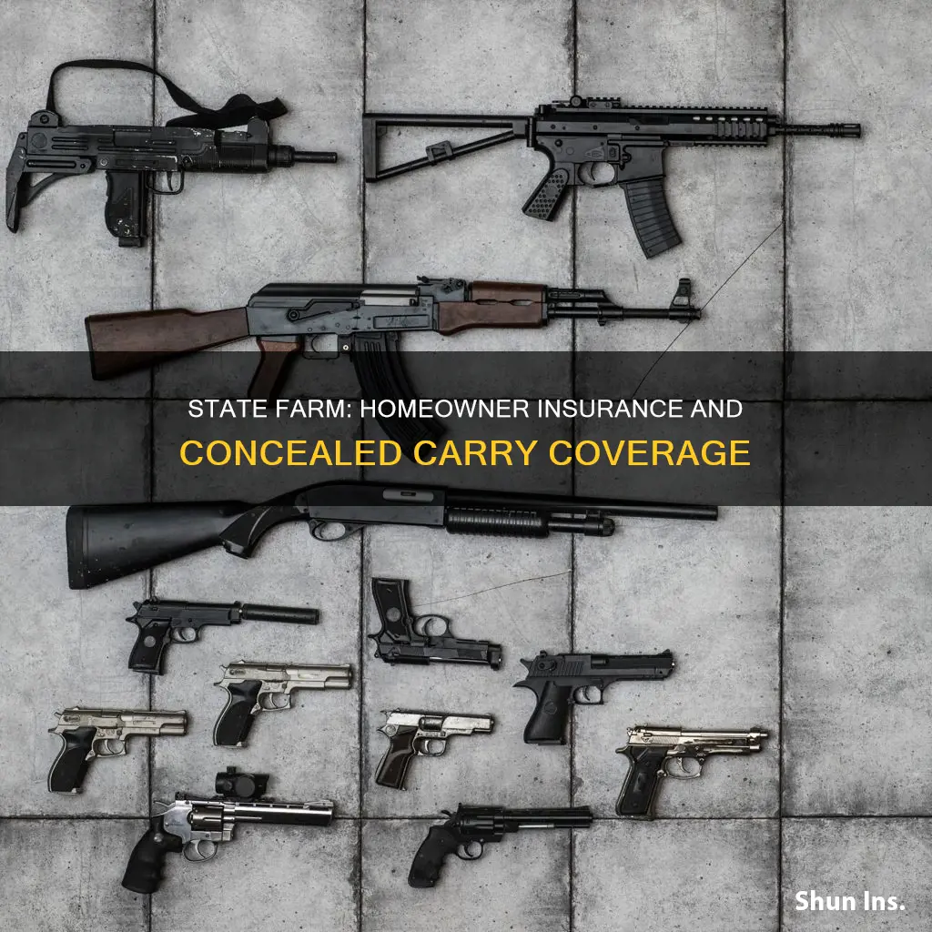 does state farm homeowner insurance cover concealed carry
