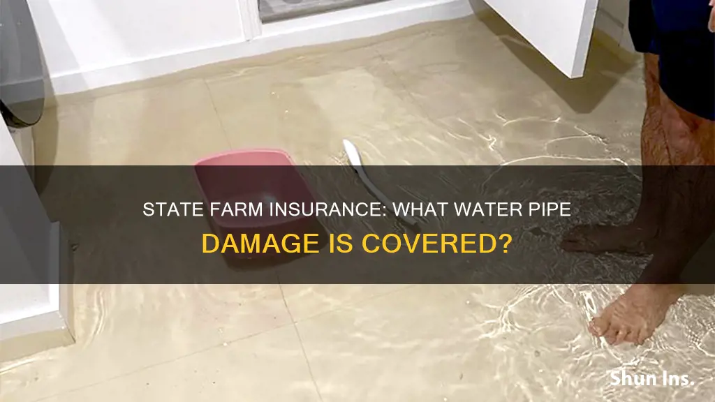 does state farm homeowners insurance cover broken water pipes