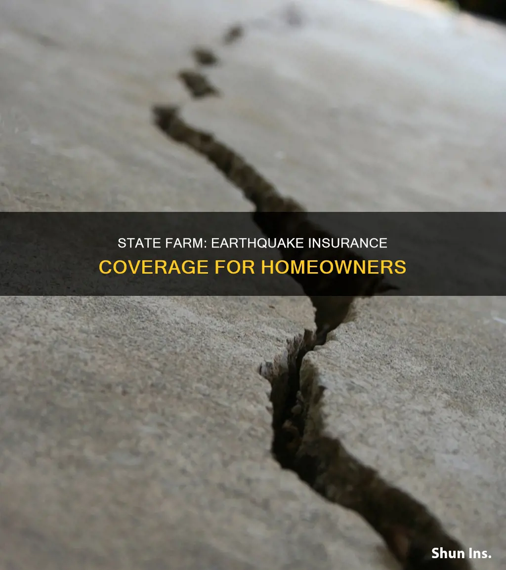 does state farm homeowners insurance cover earthquake