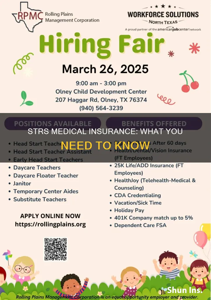 does strs offer medical insurance