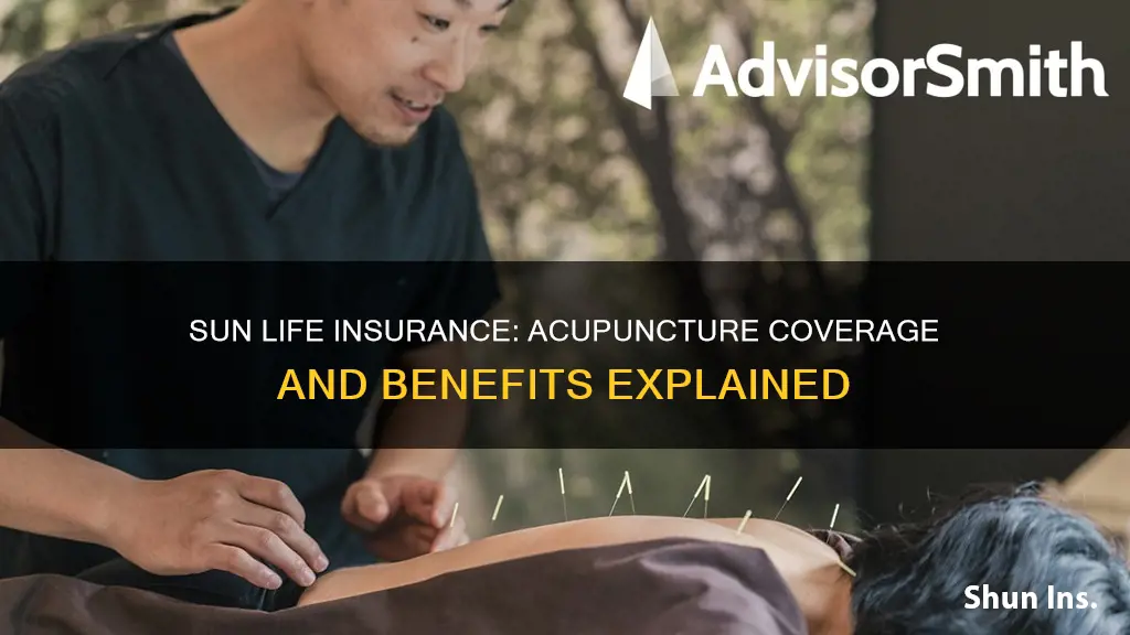 does sun life insurance cover acupuncture