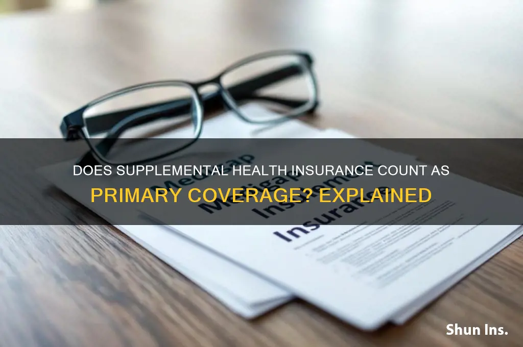 does supplemental health insurance couny as health insurance