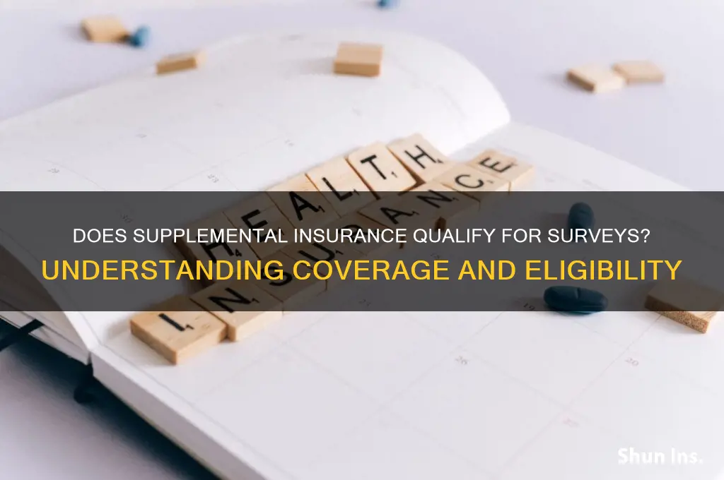 does supplemental insurance count for survey