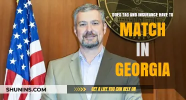Georgia Law: Must Vehicle Tags and Insurance Policies Match?