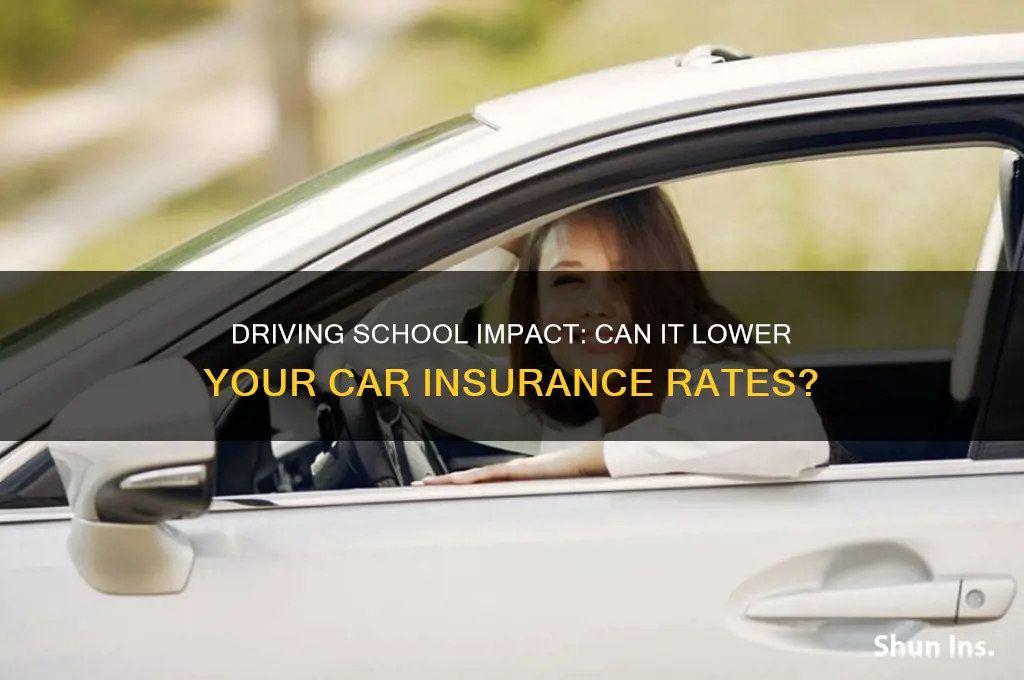 does taking driving school lower insurance
