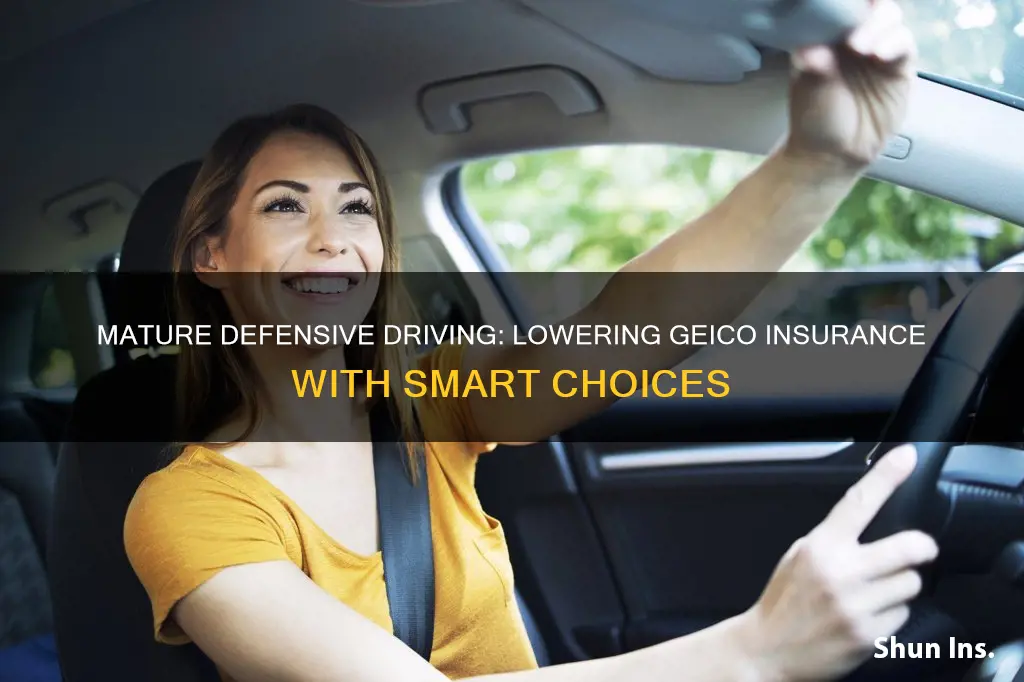 does taking the mature defensive driver course lower geico insurance