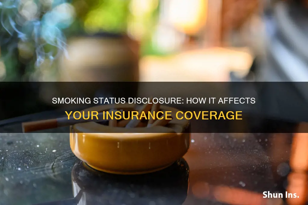 does telling my doc im a smoker impact insurance