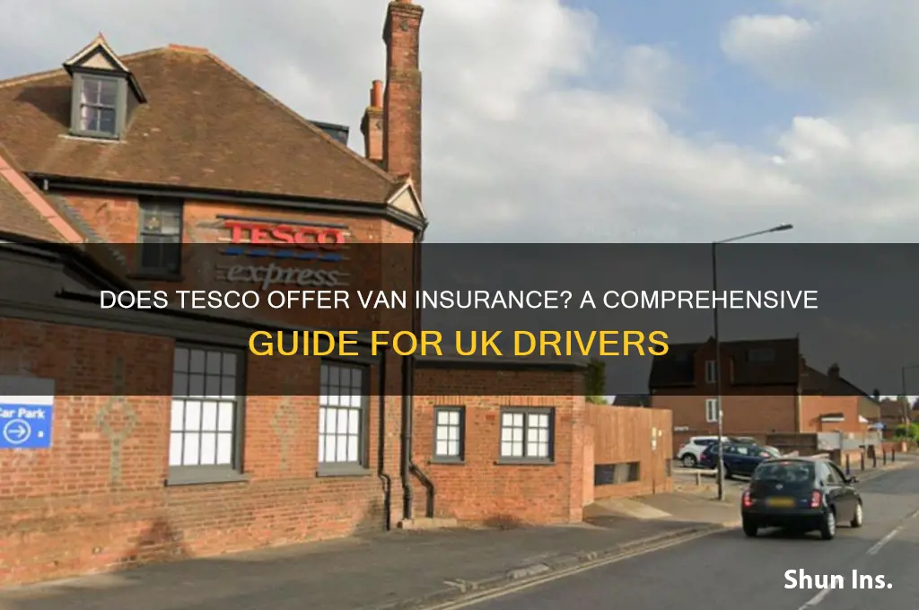 does tesco do van insurance