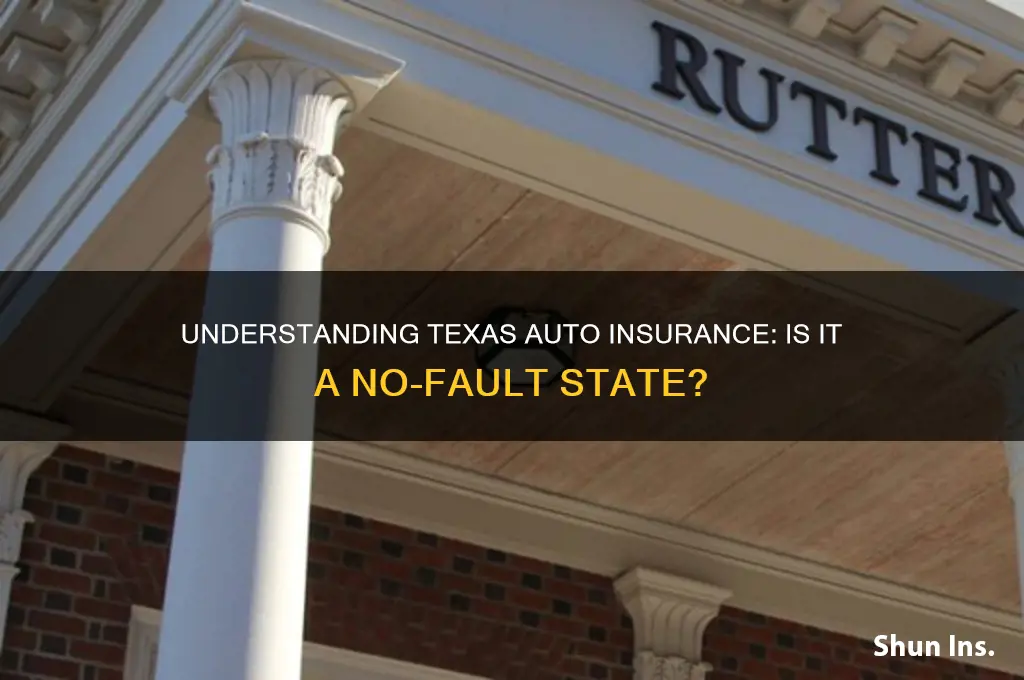 does texas have no fault insurance