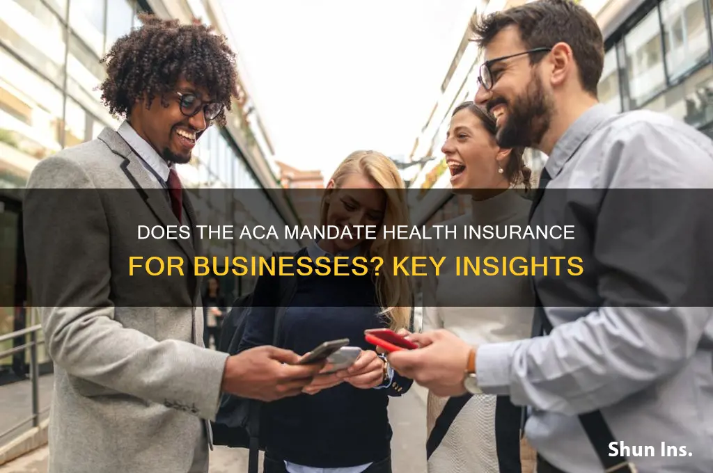 does the aca make business provide health insurance