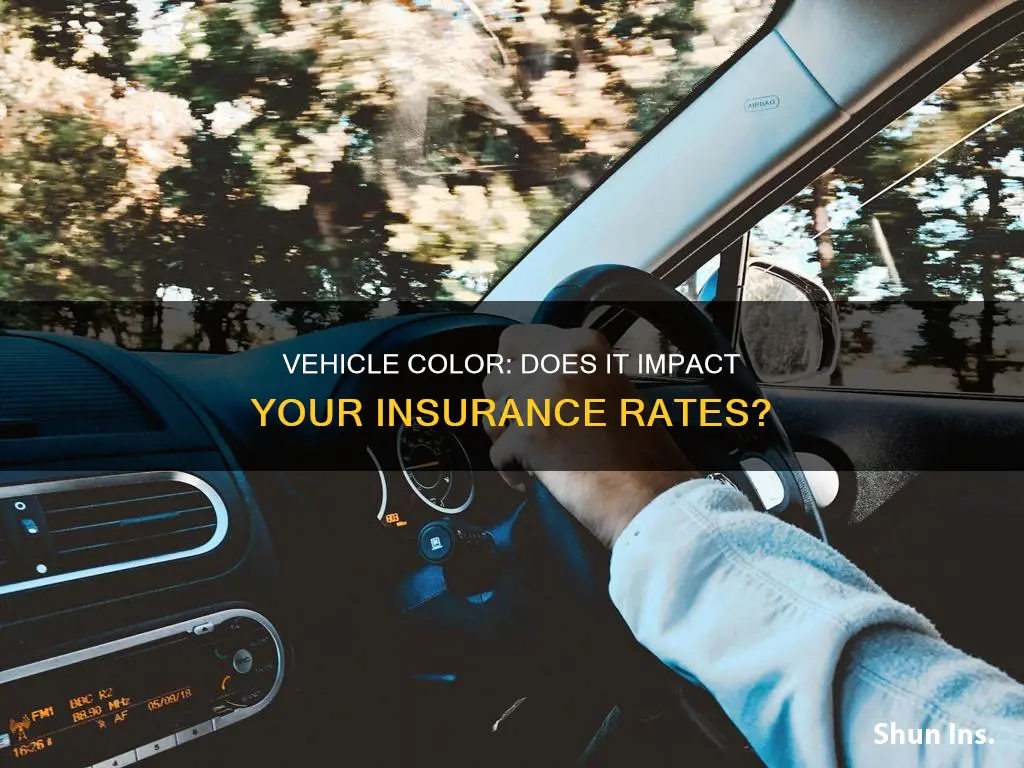 does the color of your vehicle affect your insurance