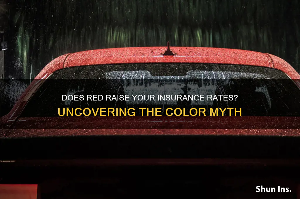 does the color red raise your insurance