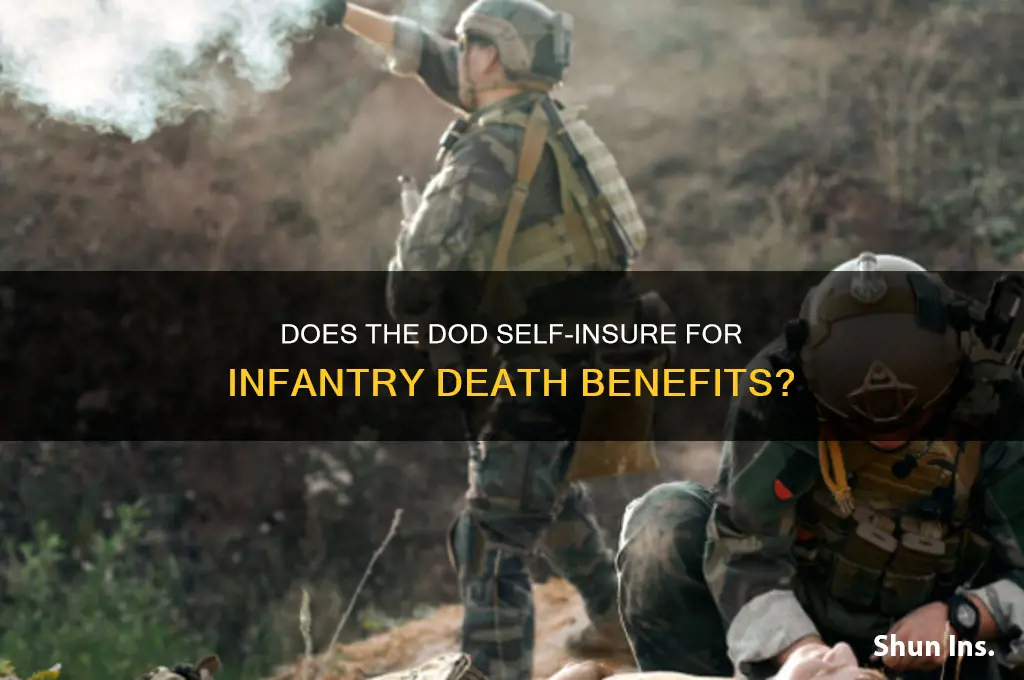 does the dod self-insure for infantry death benefit