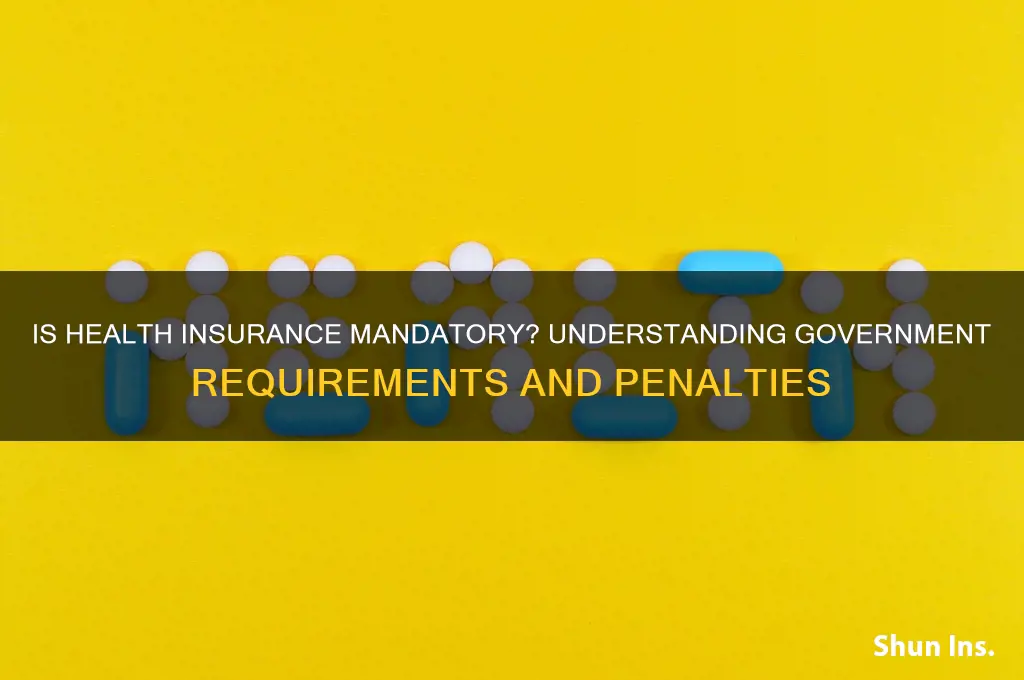 does the governement force you to have health insurance