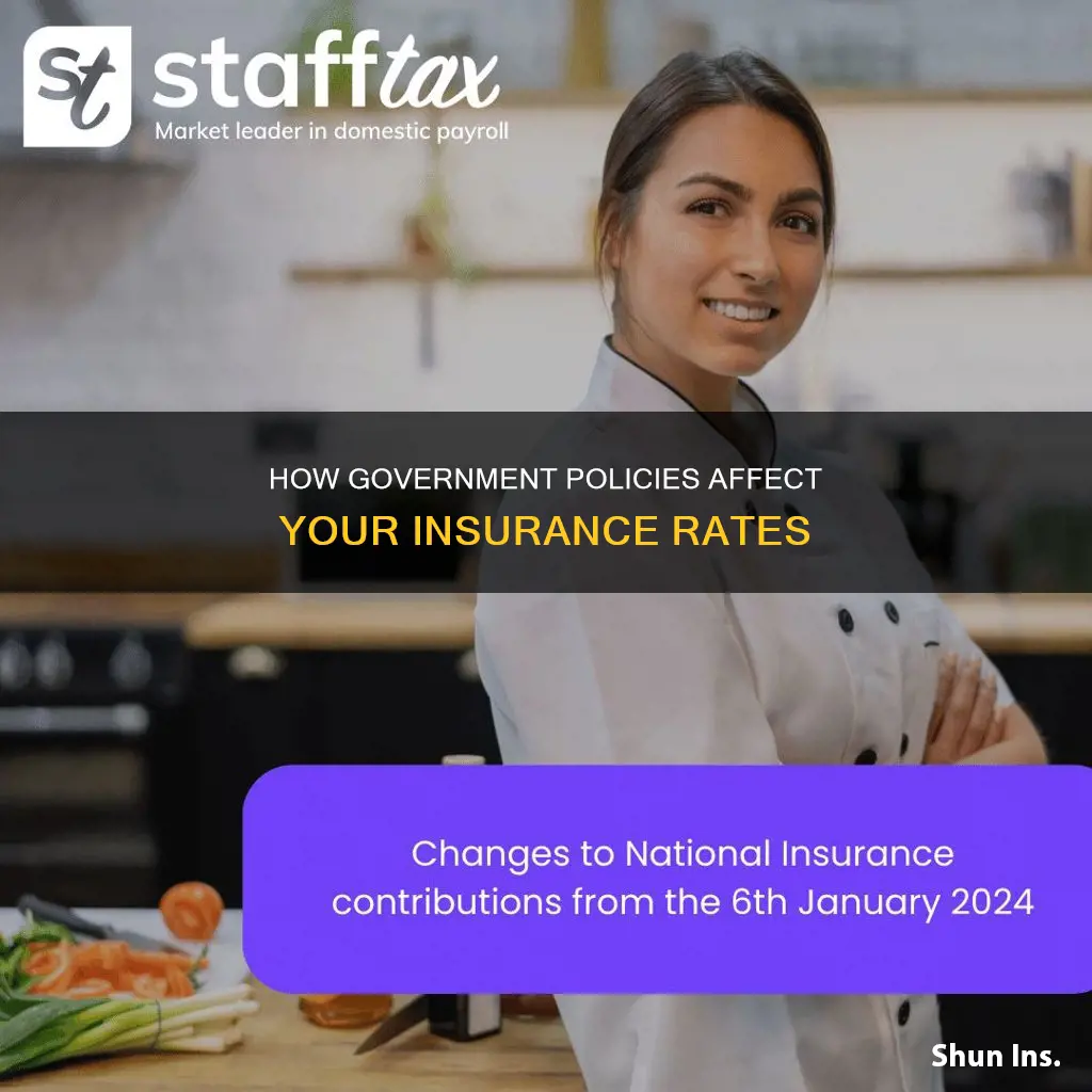 does the government increase insurance rates