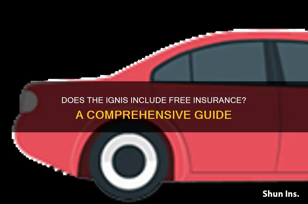 does the ignis come with free insurance