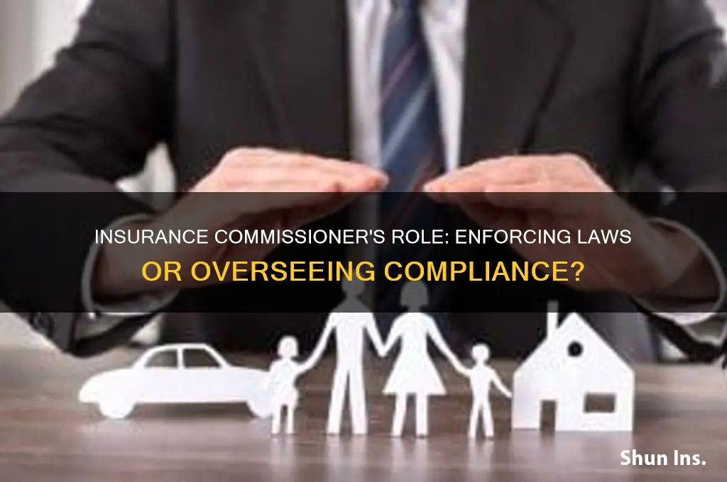 does the insurance commisioner enforce laws