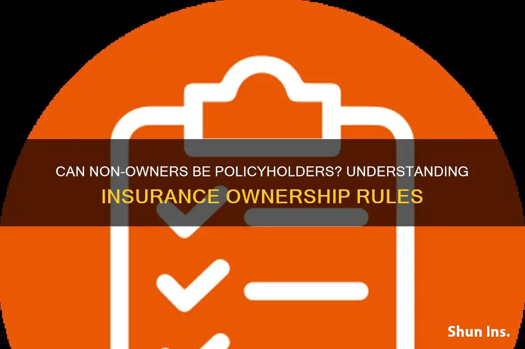 does the insurance policyholder have to be the owner